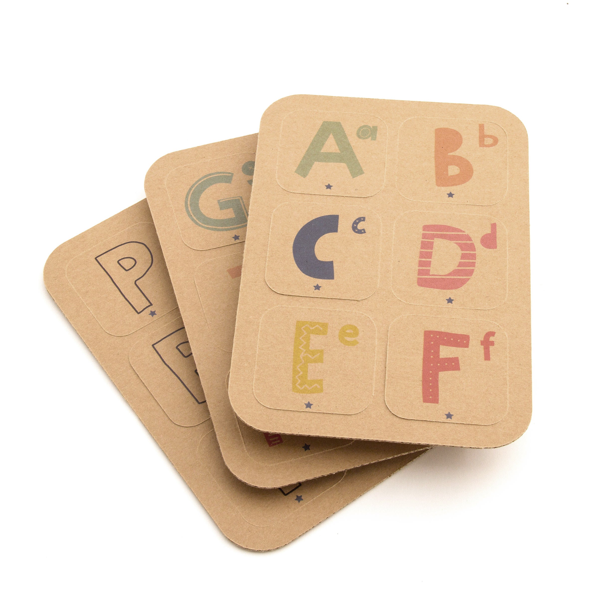 Alphabet - Tuiles en carton